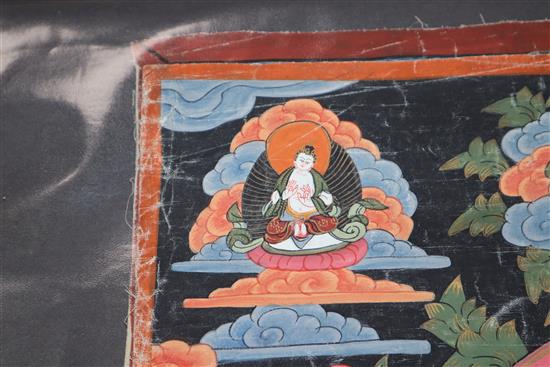 Two Nepalese or Tibetan thangkas